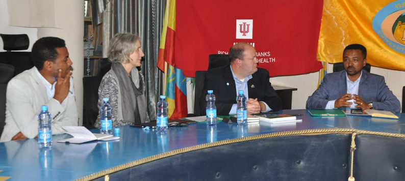 brian dixon at meeting in africa