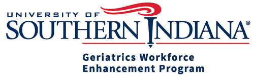 university of southern indiana geriatrics workforce enhancement program logo